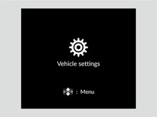 שריט 2 ביז 4: דרייען דאס לינקע ראדל צו TPMS calibration און אויסקלייבן Calibrate.